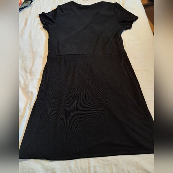 Chico's Black Wrap Dress - Picture 6 of 7